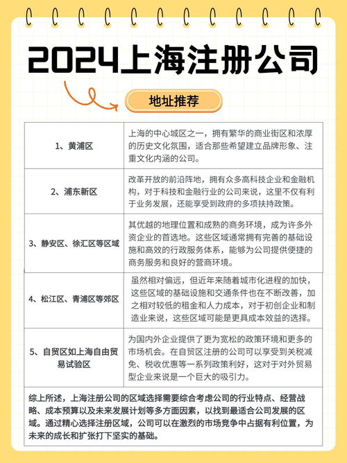 2024上海科技公司注冊指南 無地址注冊可行性與區(qū)域選擇